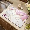 Absorbent Kitchen Diatom Mud Pad: Multi-use for Drain, Countertop, Pot Insulation, Bar Coaster, and Bowl Drying.