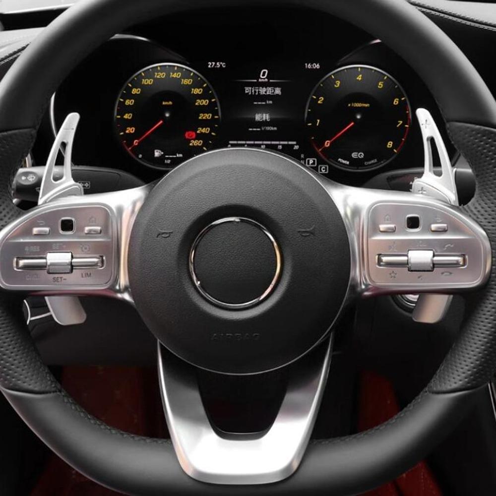 Car Steering Wheel Paddle Shifters Aluminum Shift Paddle Blade For Benz A B C E Gle Amg Class W176 W205 W246 C117 W218