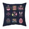 Easter Pillow Cover, Living Room Sofa Cover, Car Cushion Cover, Bay Window Cushion, Office Waist Protector
