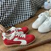 Soft Leather Version~ Casual Sports Board Shoes, Little White Shoes, Outdoor Running, Mountaineering, Soft Soles, Thick Soles, German Training, Forres