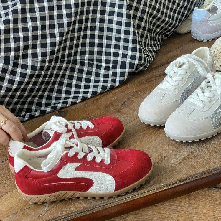 Soft Leather Version~ Casual Sports Board Shoes, Little White Shoes, Outdoor Running, Mountaineering, Soft Soles, Thick Soles, German Training, Forres