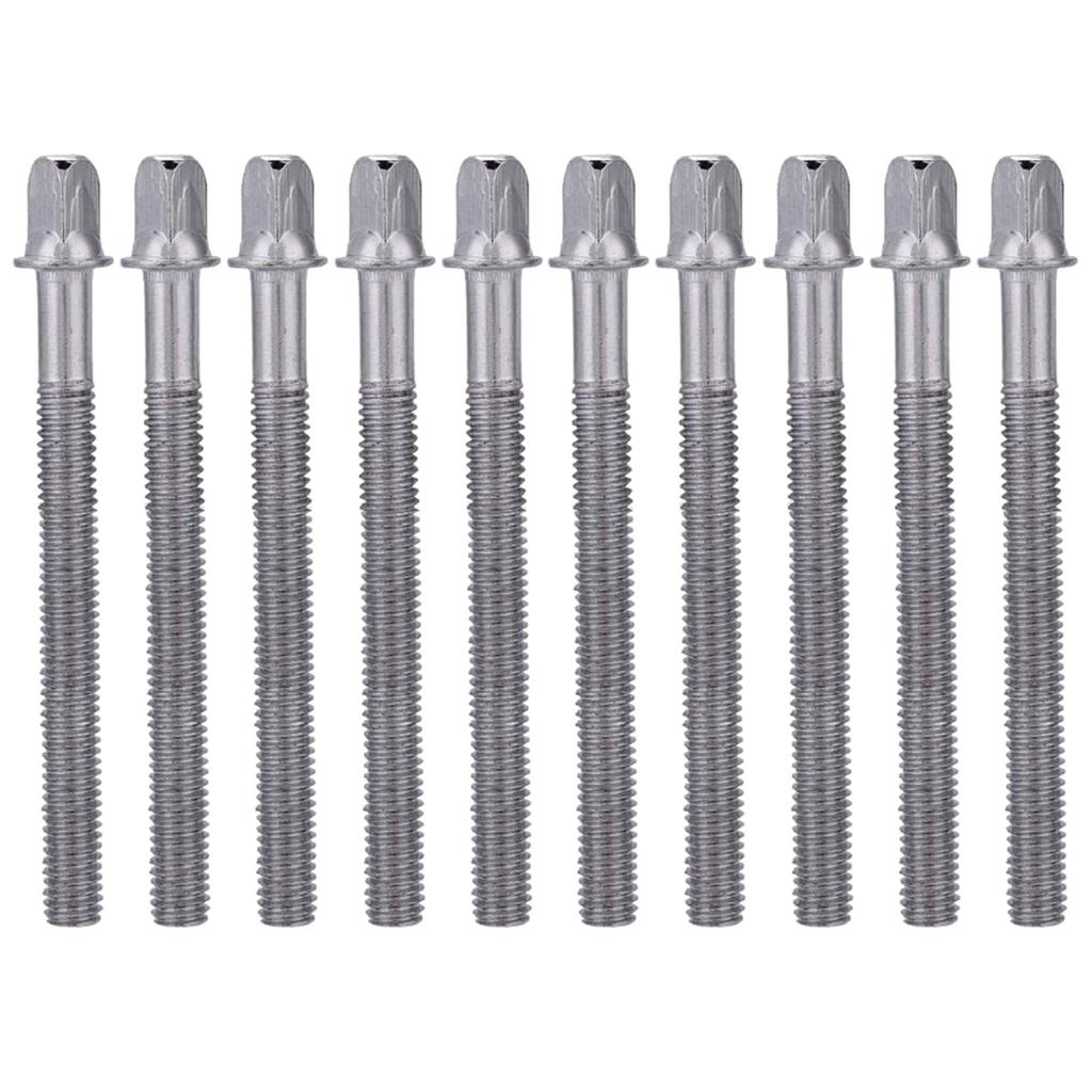 10Pcs Metal Drum Tension Rods Replacement Drum Tight Screws Bolts Percussions Drum Repair Parts for Snare Bass