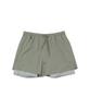 EMAIEM Pulse Layered Shorts_Charcoal Gray