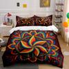 Colorful Mandala-inspired Design. Bedding Sets Duvet Cover Sets Duvet Covers Pillowcases(1*Duvet Cover 2*Pillowcases Without Duvet Insert)