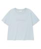 COVERNAT WOMAN Hotfix Logo T-Shirt Light Blue