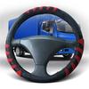 Large Size Truck Steering Wheel Protector 40/42/45/47/50CM Anti Sweat Non Slip Rubber Base Artificial Leather Car Interior Mod Parts