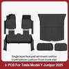 Tappetini per Tesla Model Y Juniper 2025-2026 Premium/Performance Rivestimento Pavimento in TPE & Accessori Copri Soglia Porta Completo