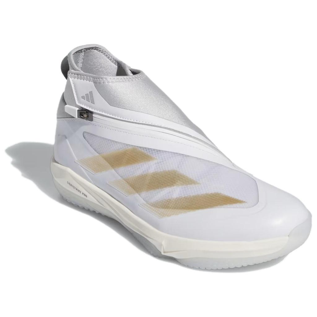 Adizero Impact+ Adidas Kunstrasen 'White Gold Metallic' IF8497