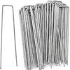Steel Ground Pegs Heavy Duty Garden Stakes Landscaping Supplies Lawn Stakes  Garden Tools