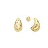 Earrings - LUXENTER - Obow - 18k Gold - Elegance - Unique Design