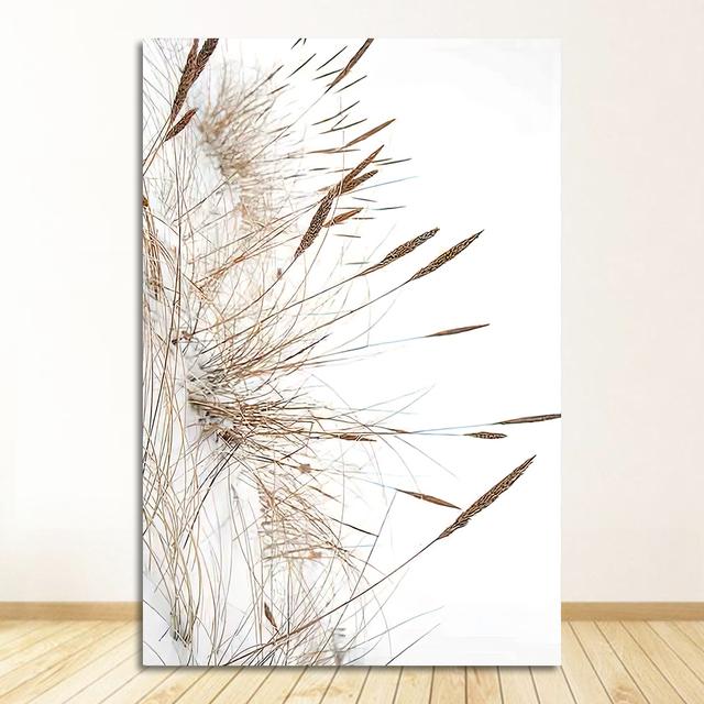 Zitate Poster Leinwand Wand Kunstdruck Natur Landschaft Malerei dekorative skandinavische Bilder Wild Boho Frau Weizen Pflanze HOME