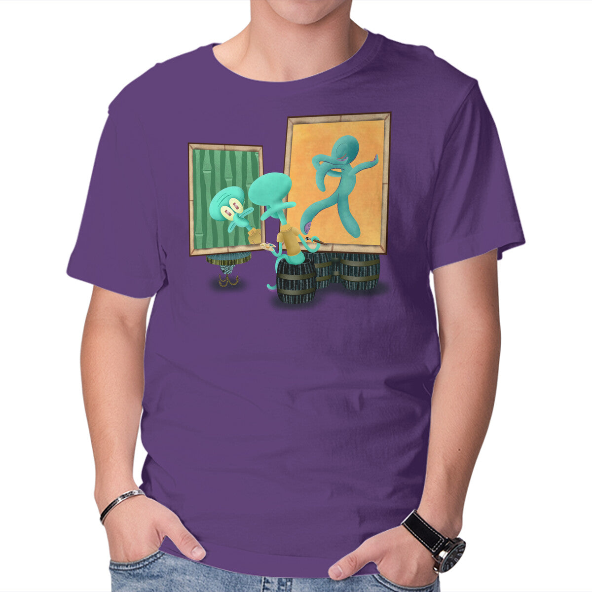 Unisex Crew Neck T-Shirt Bold And Brash Graphic Short Sleeve Casual Tee S