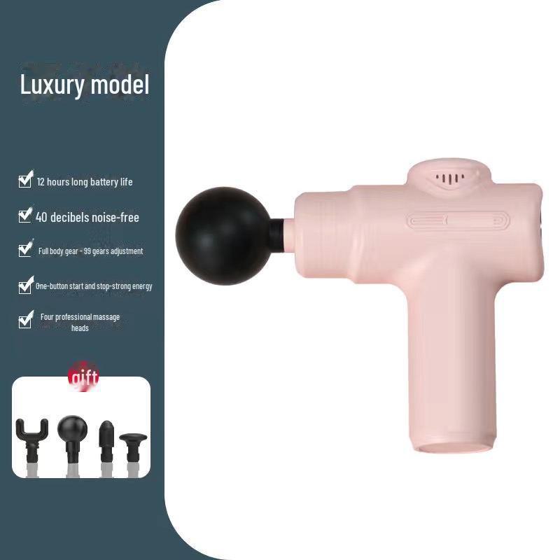 "Portable Mini Fascia Gun Massager for Neck & Muscle Relaxation"