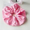 Large Size 18cm Solid Color Satin Scrunchies For Girls Candy Colors Hair Rings for Bun Hairstyle Ties Hair Accessories for Women