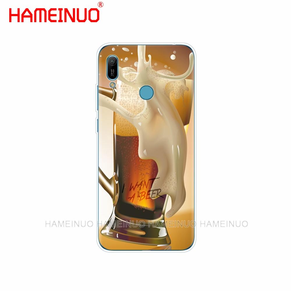 Silikonový kryt na telefon huawei Y5 Y6 Y7 Y9 PRO PRIME 2019 honor 8s 8a 20 LITE PRO 10i view 20 V20 Beer Summer Cocktai Food