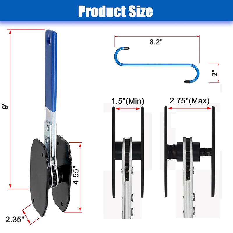 Car Brake Caliper Press Single Twin Quad Pistons Install Tool Ratchet Brake Piston Wrench Caliper Compression Spreader Tool