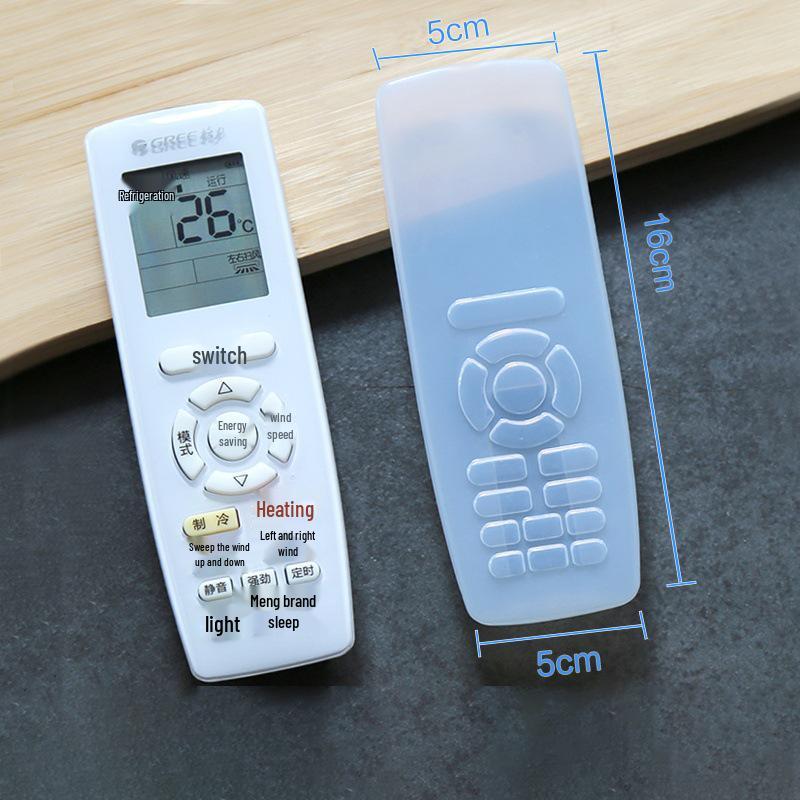 Set of 3 Gree Air Conditioner Remote Covers, Universal Silicone Protection, Full Transparent Coverage. Newcomers Get ¥5 Off!