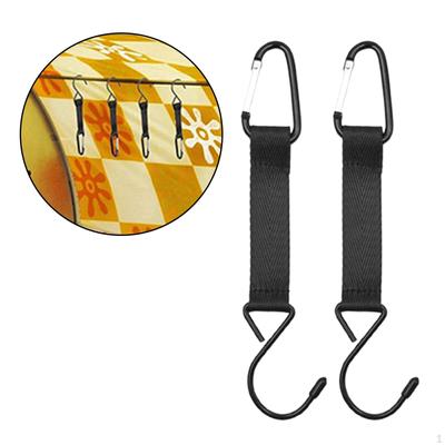 2Pcs Zaun Haken für Hängen Camping Zelt Haken, Utility Kleiderbügel Angeln