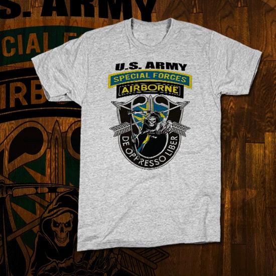 Army Special Forces Ranger T-Shirt Iraq Afghan War Military Combat Veteran New S