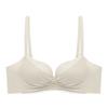 Ladies Small Bust Push Up Bra Comfort Wireless Padded Bra Gather Shaping Demi Cup Non Slip Anti-sag Seamless Lingerie UK Stock