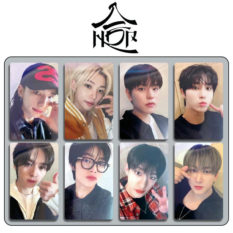 8Pcs Skzoo Bonus Card Random Card Fan Signing Card Stray Kids Huang Xuanchen Li Longfu Peripheral Small Card