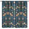 Tenda Retro Finestre William Morris con Motivo Botanico, Tenda Oscurante William Morris Arte Floreale 2 Pannelli