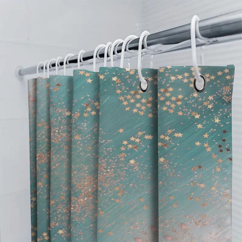 Chocolate Lover'S Bath Time Indulgence Shower Curtain Decadent Dessert Pattern Decor For Bathroom Set Includes Hook Rings (White