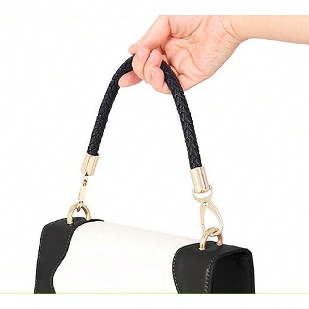 Hand-Woven Bag Belt, Hand Strap, Women's Bag Belt, Hardware Accessories, Leather Bag Belt, Woven Belt.