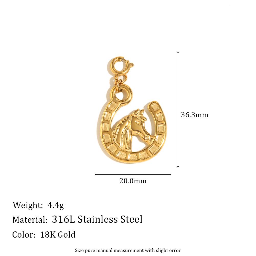 MamacitaSlay 316L Stainless Steel Butterfly Heart Animal Bikini Charms Jewelry DIY Waterproof Pendant Women's Creative Jewelry