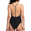 Nike Swim Retro Flow Comfortable Solid Color One-Piece Swimsuit Women swimsuit Black NESSE244-001