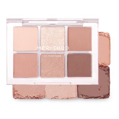 Merry Sawed Daily Shadow Palette, 02 Twig Rose, 1 ks