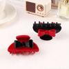 Korean Style Bow Hair Claw Headdress Acetate Shark Clip Sweet Bowknot Claw Clip  Daily