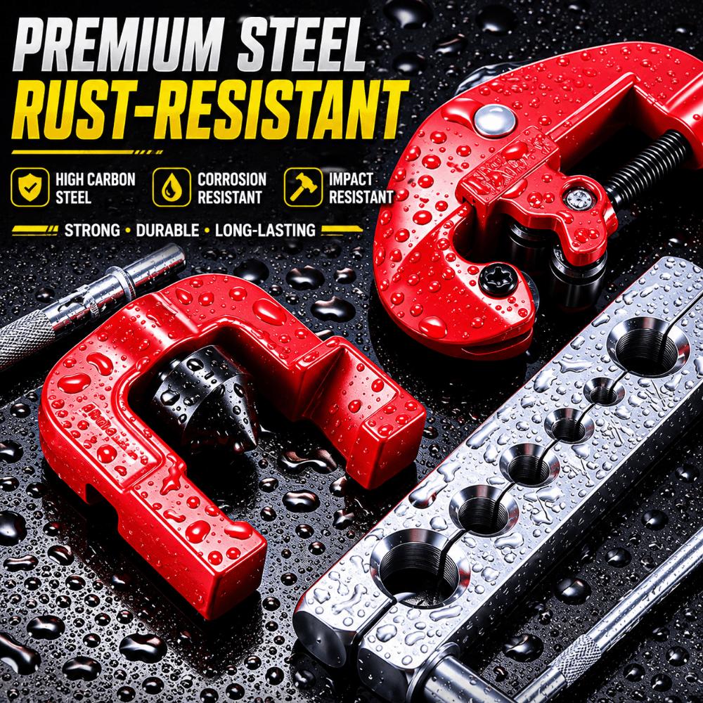 3Pcs/Box Universal Fit Tube Flaring Tool Quick Cut Pipe Cutter HVAC Tool Air Condition Repair