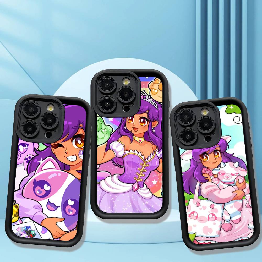 Aphmau Cute Girl Funny Phone Case For IPhone 17 16 15 14 13 12 11 Pro Max Plus Silicone Shockproof Case