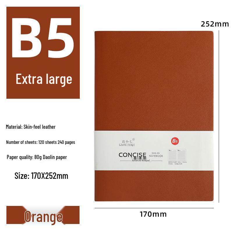 Prémiový zápisník A5 s vlastním logem - Jednoduchý, stylový, kreativní kancelářský a studentský diář