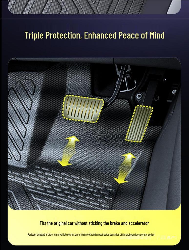 2025 BYD Seagull Full Coverage TPE Floor Mats - Car Interior Accessories