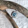 Серебряное кольцо с натуральным топазом 3.289ct, фианитами, вес изделия 4,76 гр (2207207)