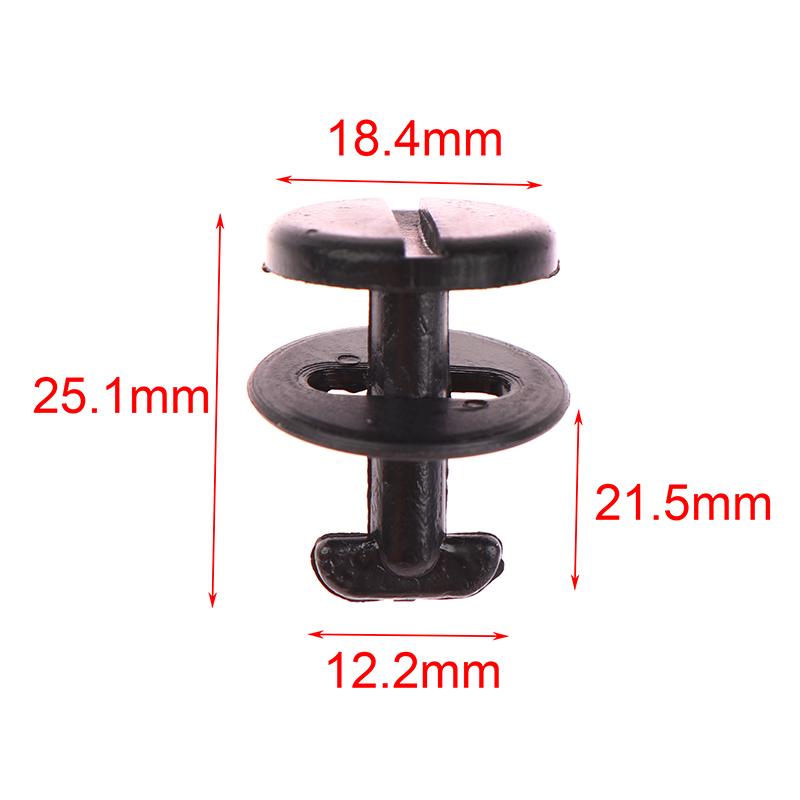 10Pcs Floor Carpet Mat Clips Twist Lock With Washers For E36 E46 3 Series E38 E39 5 & 7 Series Automobile Replace Fasteners