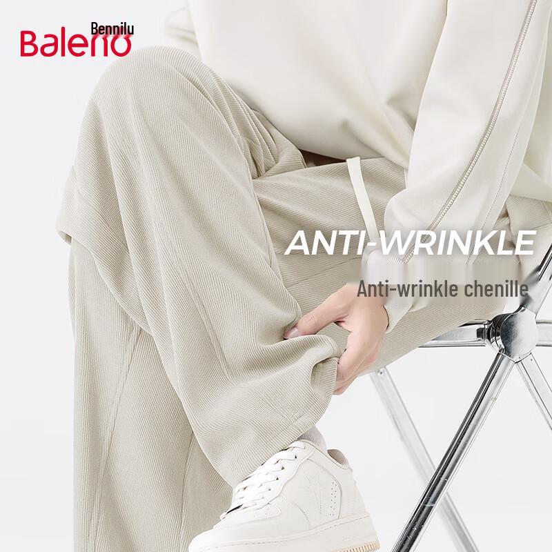 

Baleno Men s Relaxed Fit Chenille Trousers L