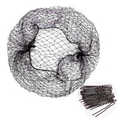 50 Stück Nylon Unsichtbares Scheibenhaarnetz Mädchen Haaraccessoires Mode Spitze Haarnetz Stirnbänder