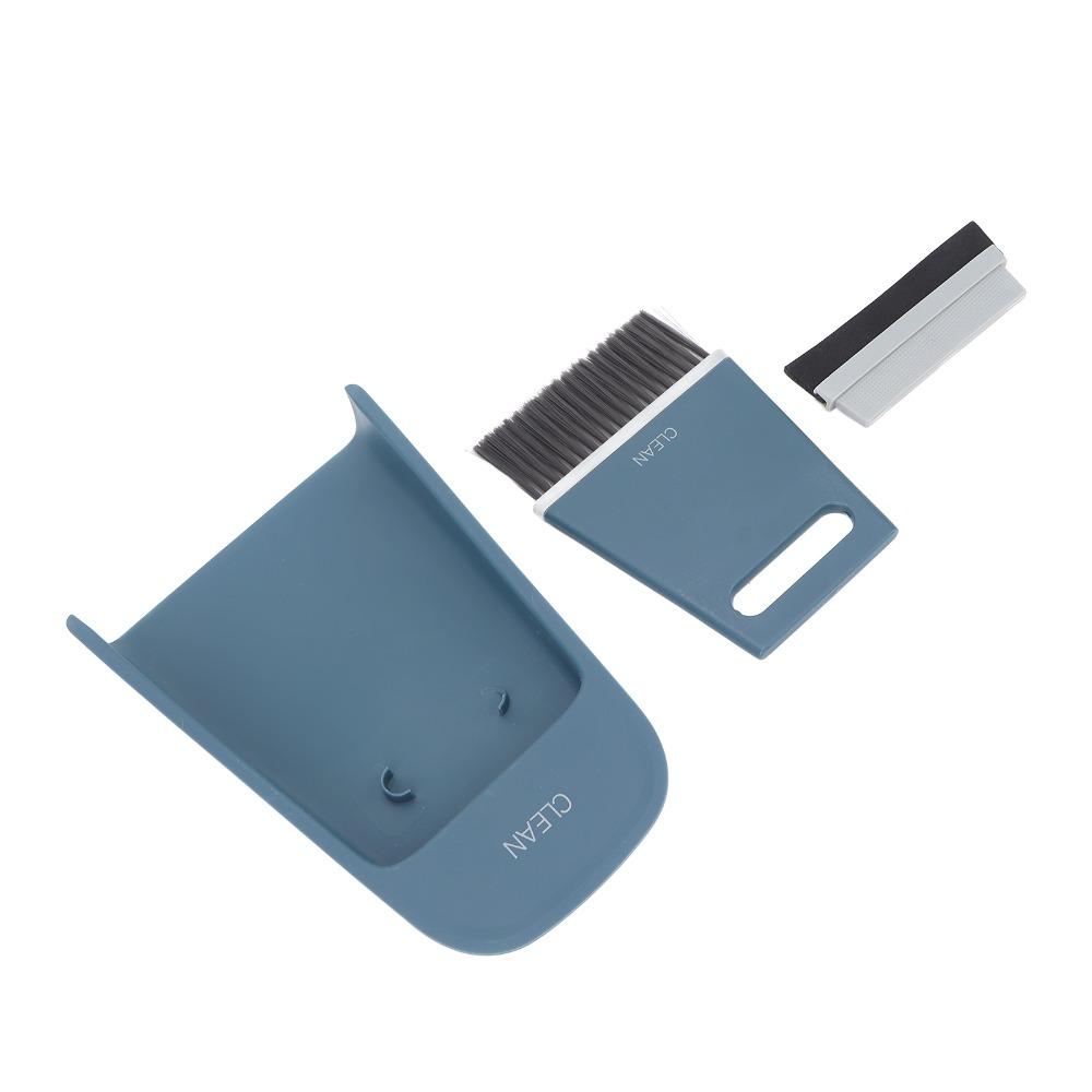 3-Piece Set Scraper Included Desktop Brush Dustpan Small Hand Brush Pan For Nail Salon
