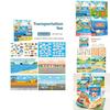 Dinosaur Transportation Animal Ocean Theme Book For Toddlers With Durable Paper Material For Early Education Development