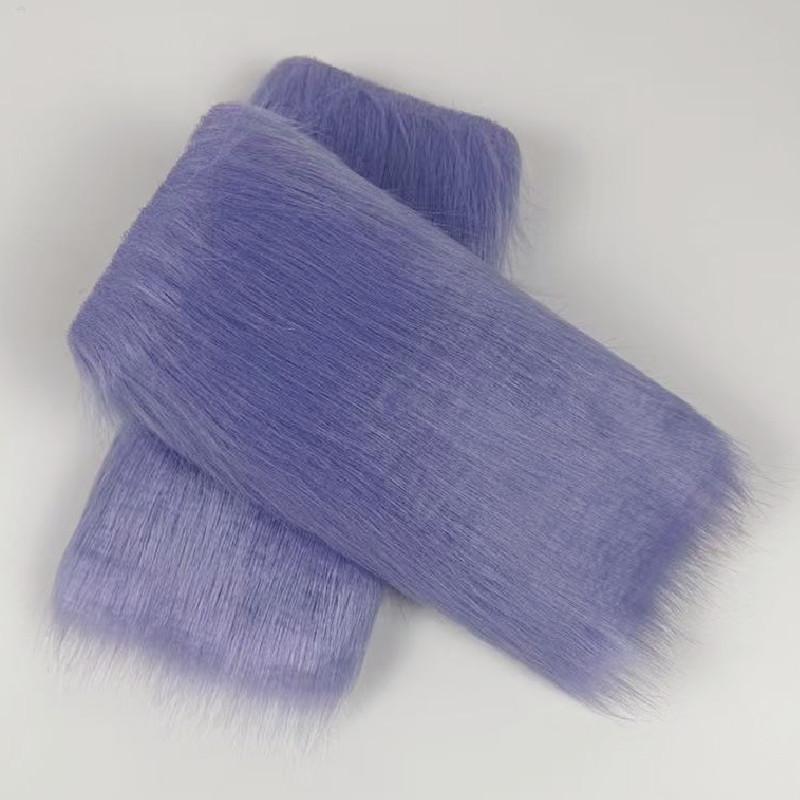 Faux Fox Fur Cuffs Women Winter Warm Plush Wristbands Arm Sleeves Detachable Furry Cuffs For Stage Show Costume Accessories