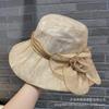 New Summer Mesh Mother Hat Outdoor Face Small Shading Breathable Versatile Flower Bucket Hat Beach Sun Protection Hat