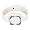 Ultrasonic Repellent Bracelet Watch with Clock Function USB Rechargeable Waterproof Repeller Wristband White