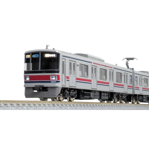 Greenmax N Gauge Tokyu Corporation 3000 Series Meguro Line/Tokyu Shin-Yokohama Line 8-Car Set with Motor, 50773 Model Train