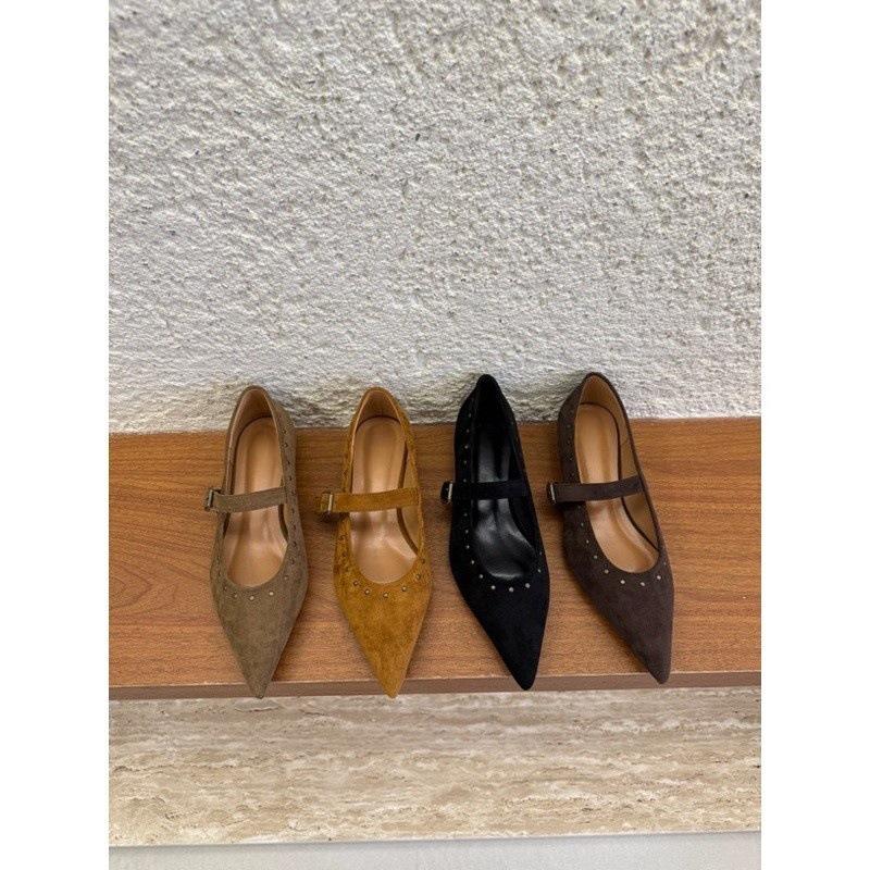 Low-heeled Mary Jane women s shoes, small fragrant single shoes, single shoes, women s autumn temperament, thick-heeled work shoes 35
