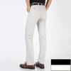 Pantaloni Casual in Cotone da Uomo di Mezza Età e Anziani Sezione Sottile Estiva Dritti Larghi Vita Alta Pantaloni da Padre Caricati Pantaloni da Uomo di Mezza Età