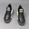 Winter Men'S High-Top Board Shoes Men'S Leather Shoes European Station Men'S Shoes British Style Casual High-End Cotton Shoes