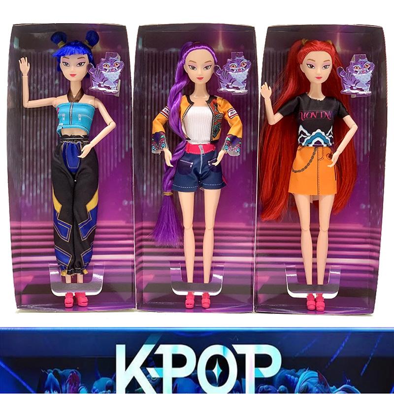 3 Trendige Kpop Devil Hunter Puppen, Vinylpuppen, Puppen, Weihnachtsgeschenke, Geburtstagsgeschenke, Halloween-Geschenk Mädchenspielzeug